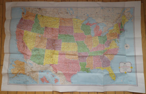 Rand mcnally wall map - map, united